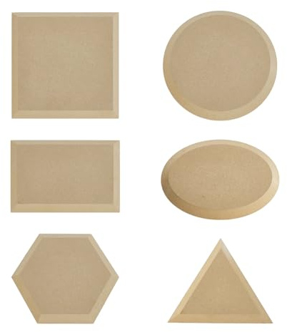 AHANDMAKER 6 piezas 6 estilos moldes de cerámica para arcilla herramientas de moldeo de cerámica Slump moldes placa de cerámica para vajilla DIY accesorios de placa