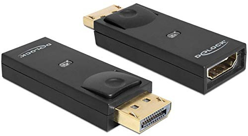 levitantes Adaptador DisplayPort 1.1 Macho a HDMI Hembra, soporte para video 1080p, ideal para conectar dispositivos a pantallas externas.