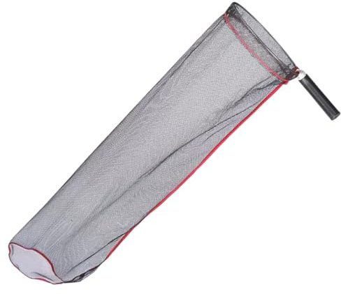 VICASKY Heavy Duty Stainless Steel Big Fish Pond Net with Foldable Mesh and Telescoping Pole, Portable Fishing Gear Net for Carp, Catfish, and Sturgeon Transfer in Outdoor Random Color