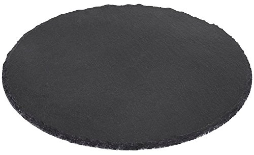 Kesper 38112 Plat de Service Rond Bois Nature 35,5 cm