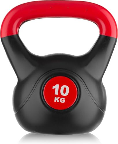 Gymtek® Kettlebell Hantel - 4kg - Kugelhantel, Schwunghantel, Kugelgewicht