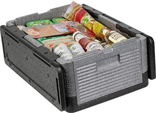 Flip-Box Big Isolierbox, 39L, 600x400x250mm, grau/schwarz