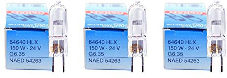 OSRAM Lot de 3 Ampoules halogène 24V 150 W G6.35