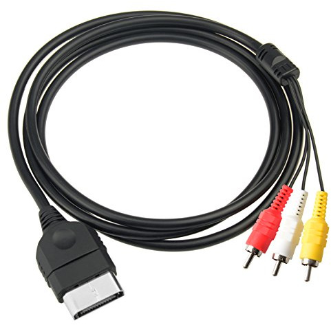 Gam3Gear Composite Audio Video AV Kabel für Original Microsoft XBox Gen 1 | Hochwertiges Verbindungskabel, Verbesserte Bildqualität – Kompatibel mit Xbox Gen 1 (nicht Xbox 360/One)