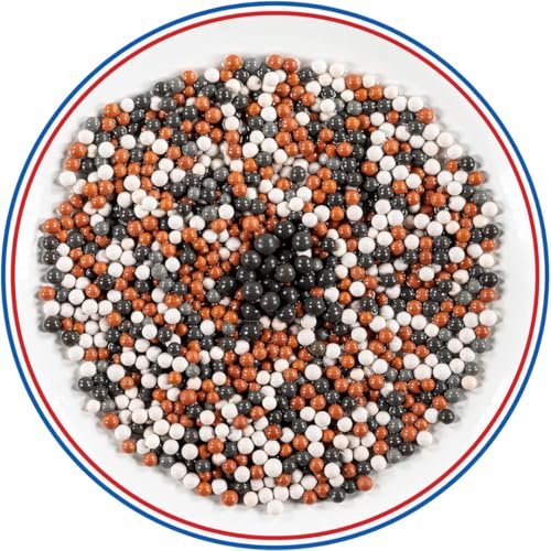 AECODUNE- Recharges Filtre Douche Universel – Lot 2 Sachets de Billes Minérales (4 Types de Minéraux Filtrants) - Anti Calcaire & Anti Chlore – Compatible Pommeau Douche – Eau Adoucie & Purifiée
