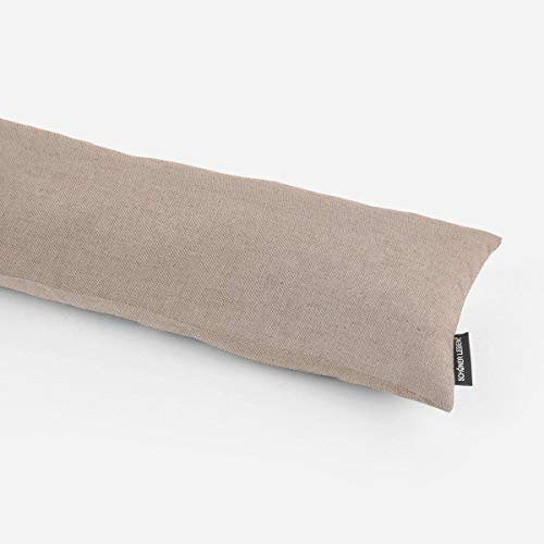 SCHÖNER LEBEN. Zugluftstopper Fenster in dezentem Uni-Natur-Ton, Auswahl:160cm Länge