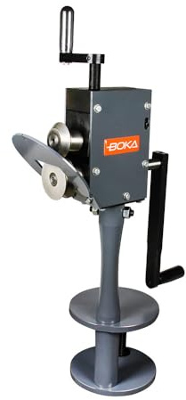 BOKA Rollen-Bördelmaschine | Manuelle Sickenmaschine für Blechbearbeitung, 360° drehbarer Kopf, Werkbankmontierbar, RM-A