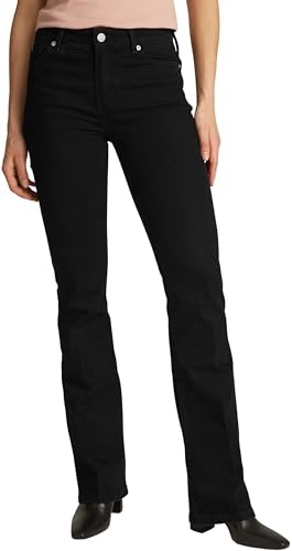 Tommy Hilfiger Women's Bootcut Fit Jeans, Black (Black), 28W/30L
