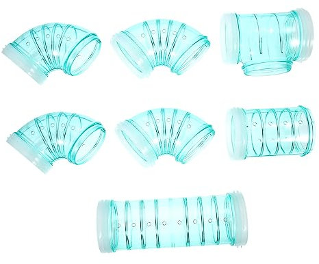 Parliky Hamsterkäfig DIY Tunnel Außenschlauch Erweiterung Röhrensystem Aus Robustem Material Für Kleintiere Wie Hamster Und Igel Einfach Zu Montieren Und Sicher Für Spielerische Haustierha