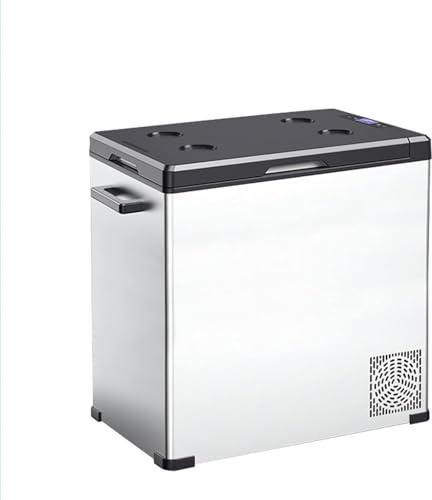 Ryanong Portable Freezer 12 Volt Car Refrigerator 15L-75L Mini Compressor Cooler for RV Boat Camping Travel Fishing Outdoor — 12/24V DC and 220V AC,75L Wuzeenyi