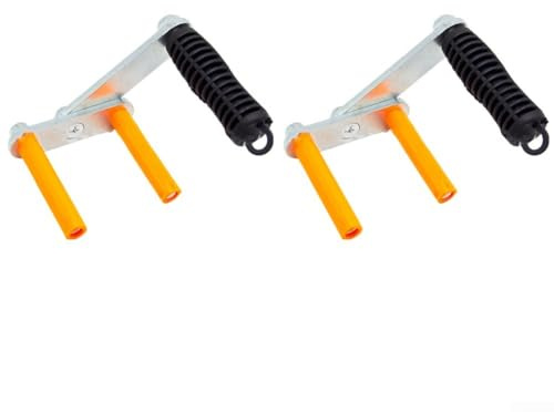 Paquete de 2 abrazaderas de placa de elevación resistentes con mango antideslizante para losas de piedra, paneles de vidrio y transporte de paneles de yeso