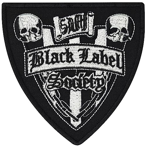 BLS Wappen Skull Black Label Society Biker Motorbike Abzeichen Aufnäher Patch