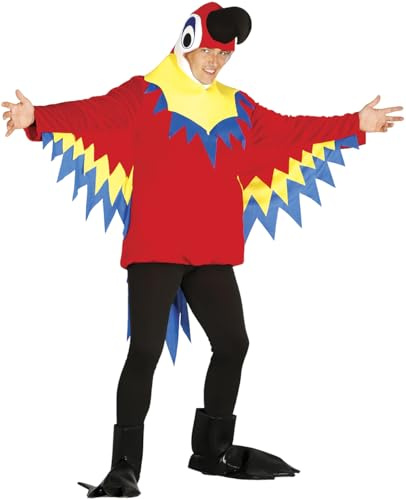Atosa 84602 Girlande Halloween Kostüm Papagei Mehrfarbig