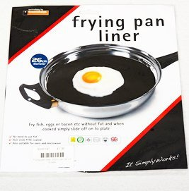 Toastabags Bratpfanne Liner, schwarz, 24 cm-p, acryl, schwarz, 26 cm