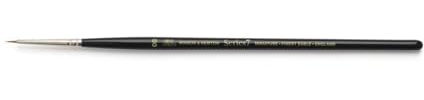 Winsor & Newton 5012020 serie 7 akvarellpenslar, Kolinski rund borste miniatyr nr 00 – 1,2 mm, kvalitet av handarbete