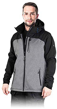 Leber&Hollman LH-MENFUN_SB3XL Schutzjacke, Grau-Schwarz, 3XL Größe