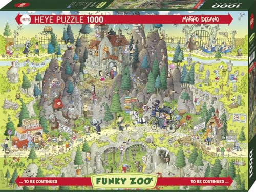 Heye 299637 Transylvanian Habitat 1000 Teile Puzzle, Silver