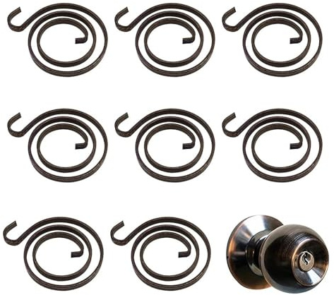 CYUaoao Türgriff-Federn 20 Stück Rückholfedern Torsionsfeder Sperren Reparatur von Türgriffen Eisenn Bronze Außendurchmesser-32mm für Hause Hotel Restaurant Türdrücker Türklinke
