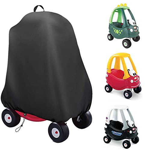 SCHLEUDER Cozy Coupe Car Cover for Outdoor Toddler Toys, Foot to Floor Ride, Kids Waterproof Cover, 420D Oxford Cloth