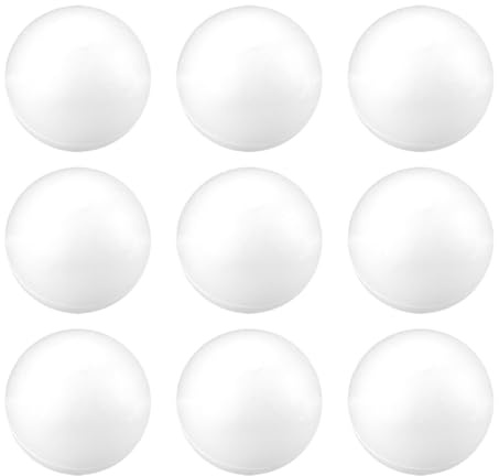 JIHUOO 10 Pcs 7cm Large Foam Christmas Balls Craft Foam Balls White Polystyrene Balls Smooth Round Balls Arts Decoration Balls Arts and Crafts Supplies