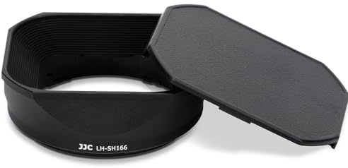 JJC Quadratische Gegenlichtblende mit Kappe für Sony FE 24mm f/2.8 G Objektiv & Sony FE 40mm f/2.5 G Objektiv & Sony FE 50mm f/2.5 G Objektiv - Ersetzt Sony ALC-SH166, ALC-SH165 Gegenlichtblende