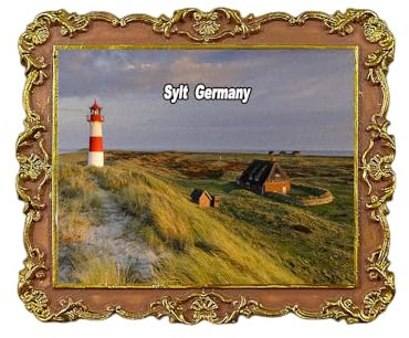 Sylt Germany Kühlschrankmagnet 3D Reise Souvenir Kühlschrank Dekoration Magnetaufkleber Basteln Kollektion