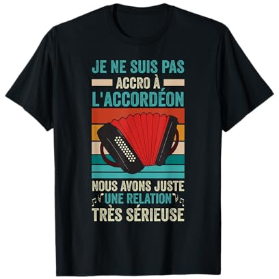 Accordéoniste Cadeau Accordéon Accordeon T-Shirt