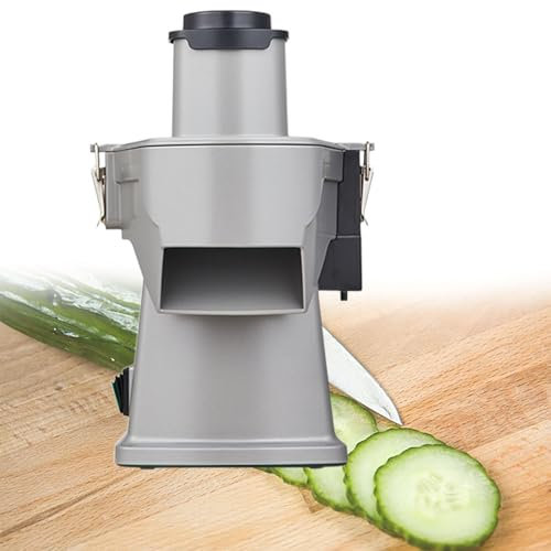 Beachtiful Picadora de Verduras Eléctrica 4 en 1, Picadora Multifuncional, Cortadora de Verduras, Cortadora Automática, Procesadora de Verduras, Uso Doméstico Comercial