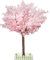 Albero di ciliegio artificiale, realizzato a mano, per interni ed esterni, 1,8 m, con tronco in legno naturale e fiori realistici, decorazione per casa, ufficio, feste, matrimoni (rosa, 1,8 m)