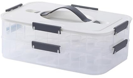 Loyimioo Contenant à Œufs Empilable avec Couvercle Plateau Dédié aux Œufs Mimosa Organisateur de Réfrigérateur Rangement Sécurisé Transport Facile Idéal pour Maison Pique-nique Camping et Fêtes