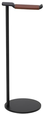 Jectse Headphone Stand, Headset Holder, Computer Desktop Headset Holder, Protect Headphone, for All Headphones Size, Multi Scenario Use. (Black)