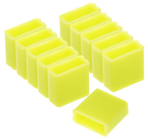 ROMISBABA 20pcs USB Plug Covers Port Protector Silicone Lightweight Compact Green Caps Easy to Use for Charging Cables and USB Accessories
