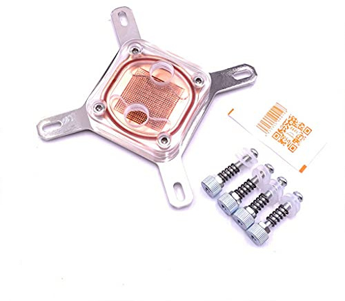 YROHGKPN In Acciaio Inox Liquido Dissipatore Di Radiatore Sistema Di Raffreddamento Blocco Di Raffreddamento Per PC Computer Endotherm Per 9 Blocco Di Raffreddamento