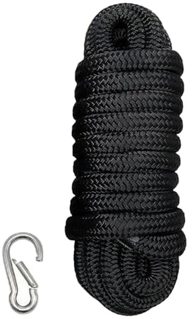 Marine Dock Line - Corda in nylon da 5/8 pollici X 15FT, cavo di ancoraggio per barche per carichi pesanti | Robusta corda di ormeggio per ancoraggio, vela, attracco di yacht, moto d'acqua, moto