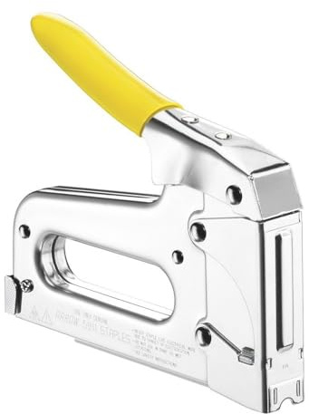 Arrow T59 Heavy Duty Staple Gun with Rear-Load Magazine for Voice and Data Cables and Wiring, Fits Wires up to 5/16-Inch Diameter