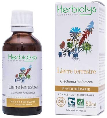 Herbiolys - Teinture mère Lierre terrestre (Glechoma hederacea) 50 ml | Extrait de Plantes fraîches - Respiration - Phytothérapie Bio - Fabriqué en France