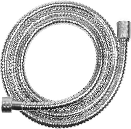 Cornat Anschlussschlauch - 175 cm Länge - Edelstahl verchromt - Extrem Belastbar - 1/2 Zoll Anschluss geeignet für handelsübliche Armaturen / Duschschlauch / Anschlussschlauch für Wandarme / TECBW3313 | Extrem Belastbar – 1/2 Zoll Anschluss geeignet für handelsübliche Armaturen – Duschschlauch – Anschlussschlauch für Wandarme
