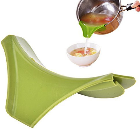 Zeuxs Déflecteur bord rond pour verser du liquide très chaud Silicone