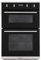 Rangemaster RMB9045BL/SS Electric Double Oven - Black & Stainless Steel