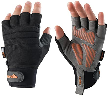 Scruffs Trade Fingerless Gloves Black XL / 10 (T51005)