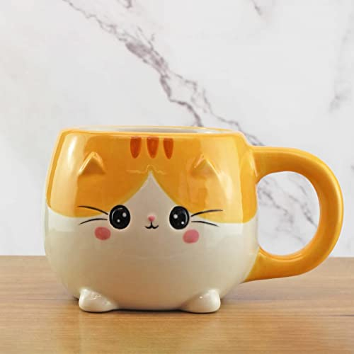 Winkee - Pet Friends Tasse Kätzchen Mimi I Super süße Kaffeetasse & Teetasse I Großer Becher- ca. 450 ml