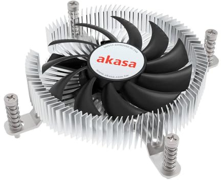 Akasa AK-CC6609EP01 Low Profile CPU-Kühler - Sockel LGA 1700, 21,8 mm Höhe