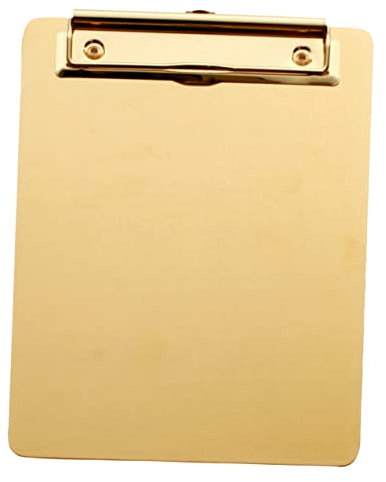 STOBOK Porte-documents Acier Inoxydable Format Avec Tablette Écriture Pour Maison École Bureau