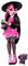Monster High Draculaura Doll with Pet Bat-Cat Count Fabulous and Accessories like Backpack, Spell Book, Bento Box and More
