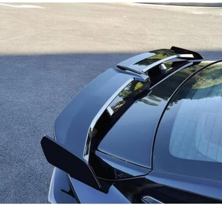RSFIL Auto Heckspoiler für Audi TT Coupe (8J) 2006-2014, Auto Spoiler Wing Auto Kofferraum Heck Spoiler, Dachkantenspoiler, Spoiler, Spoilerlippe ABS Auto Modifikation Zubehör,Glossy Black