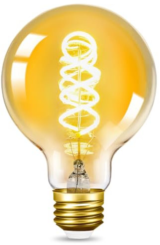 Amdenkyu Ampoule Edison Vintage, Lampe LED E27 dimmable, lumière blanc chaud 2700K remplaçant une ampoule de 40 watts, ampoule LED E27 pour éclairage rétro