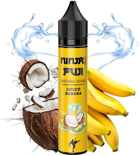 NINJA Fuji - Aroma Cocco e Banana 30m In Flacone Alimentare 30ml