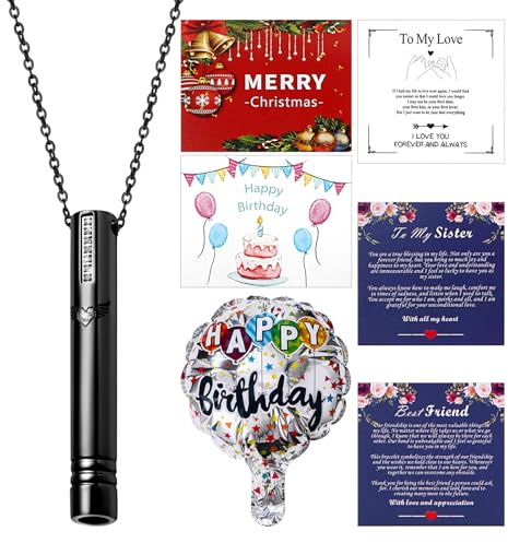 Flongo Collar Dejar Fumar Respiratoria: Respiración Tranquila Silbido Silencioso Patrón de Alas de Amor con Incrustaciones de Circonita Tridimensional