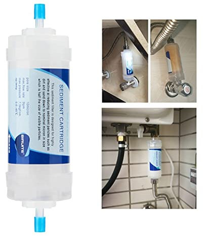 Filtros de Osmosis Inversa, Filtro de agua for el hogar Reemplazo del cartucho del filtro de sedimentos Flujo máximo 30 lpm Temperatura de funcionamiento 33.08 ºF a 104 ºF Filtro de agua, Kit Recambi