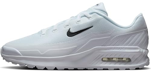NIKE Herren AIR MAX BIA Sneaker, White/Black/Wolf Grey, 44 EU